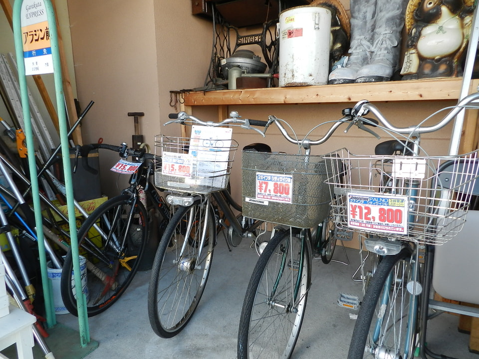 中古自転車あります。